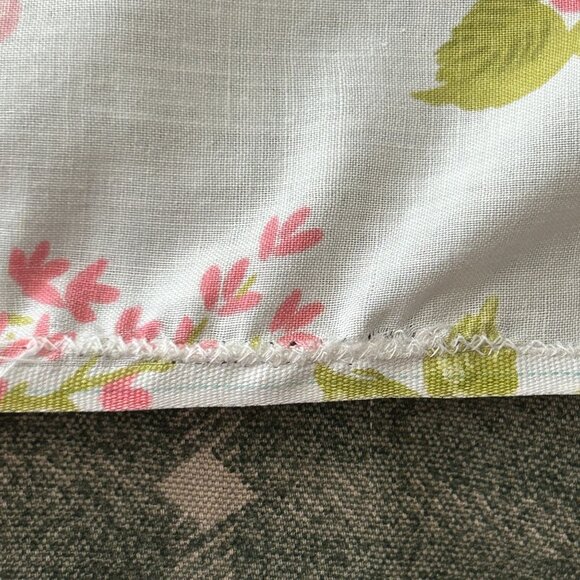 Vintage Tastemaker Mohawk Muslin Floral Sheet Cutter Sewing Fabric Quilt Craft - Picture 9 of 16